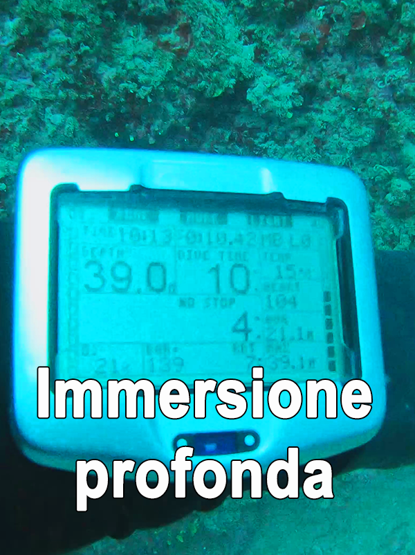 Corso di immersione profonda